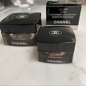 Chanel Beauty Empty Glass Jars for Display Props